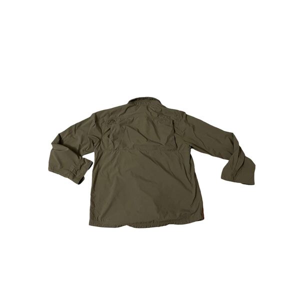 North Face Green Mens Large Button-Down Shirt in good condition. - Picture 2 of 6